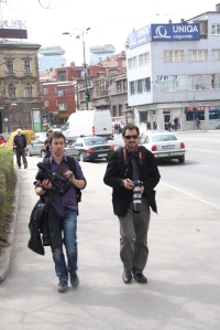 Vicens Tomàs i Pep Boix a Sarajevo